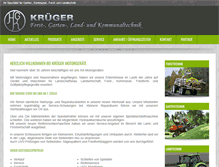 Tablet Screenshot of krueger-motorgeraete.de